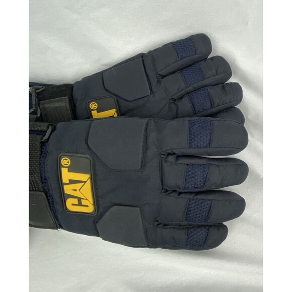 NEW! CAT CATERPILLAR Work Gloves Mens XL Thinsulate Waterproof Winter Adj Wrist - Picture 3 of 8